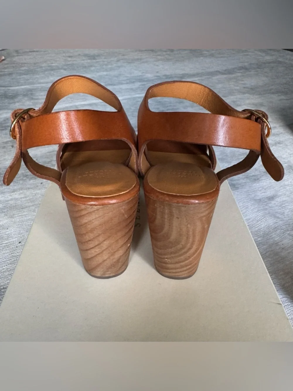 Sezane Isabelle Clogs in Smooth Camel - Picture 8 of 8